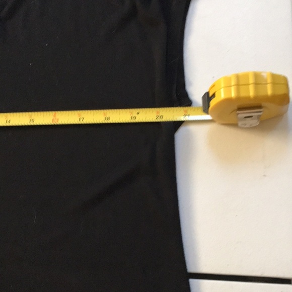 Chico’s size X- large black knit top with  long asymmetrical high low hem - Picture 10 of 13